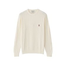 【WEB&一部店舗限定】バッキンガムベア ケーブル クルーネックプルオーバー