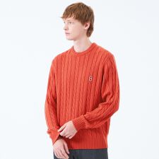 バッキンガムベア ケーブル クルーネックプルオーバー