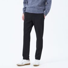 裏起毛ツイルストレッチ エラスティックパンツ