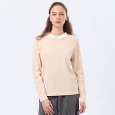 【Bicolor Knit Polo(バイカラーニットポロ)】ロングスリーブ