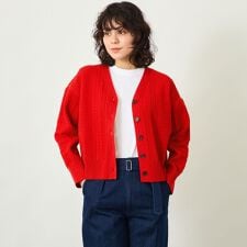 【GREY LABEL】ワイドケーブルカーディガン