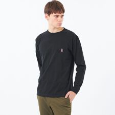 【WEB&一部店舗限定】バッキンガムベア 5.6オンス天竺 ワンポイントクルーネック