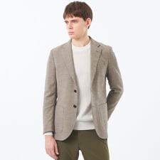 テーラードジャージー ジャケット TOLLEGNOへリンボン