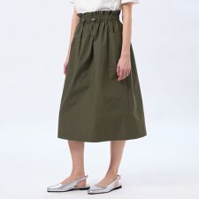 【LEE4月号/蛯原友里さん着用】ウエストギャザースカート