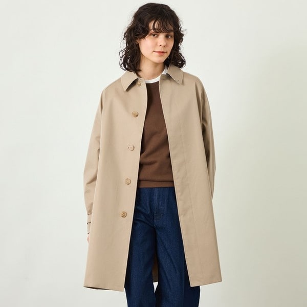 大きいサイズ マッキントッシュフィロソフィー ウール ステンカラーコート MACKINTOSH PHILOSOPHY（ﾏｯｷﾝﾄｯｼｭ ﾌｨﾛｿﾌｨｰ）の「ウールステンカラー