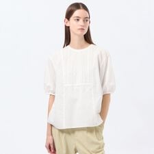 フロントレースブラウス