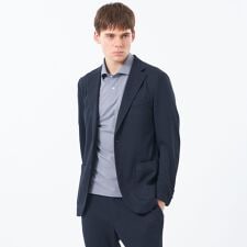 テーラードジャージー ジャケット ミニワッフル