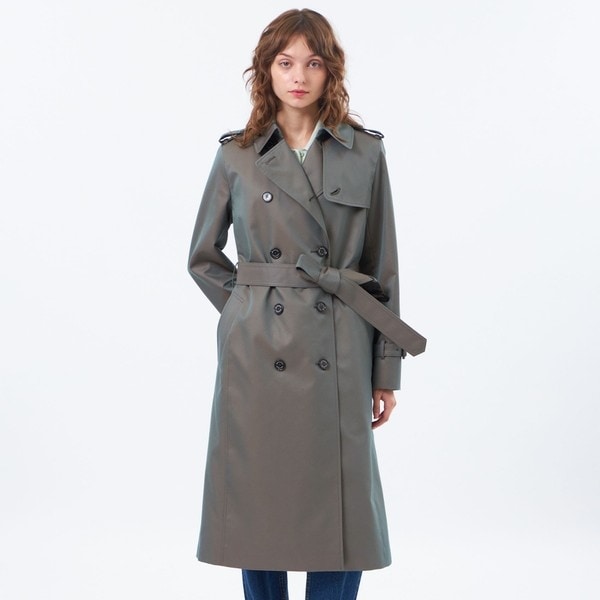 aya　マッキントッシュ　フィソロフィー　 トレンチコート グレー マッキントッシュ フィロソフィー(MACKINTOSH PHILOSOPHY) レディース