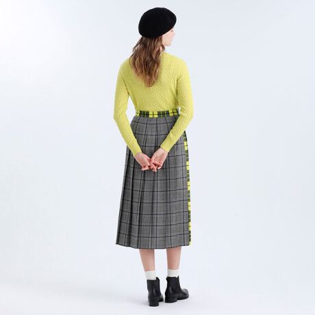 シャギーチェックコンビスカート マッキントッシュ フィロソフィー Mackintosh Philosophy H5s09426 ファッション通販 マルイウェブチャネル