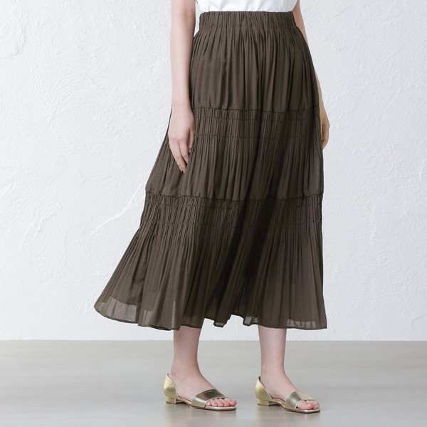 シャーリングプリーツスカート | N2S73554__ | ファッション通販