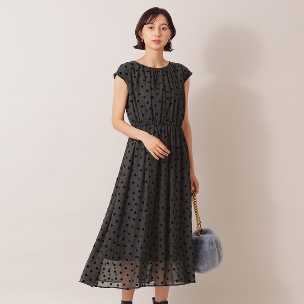 フロッキードットドレス | マルイウェブチャネル
