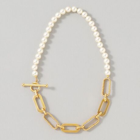 ADER.bijoux】チェーンパールネックレス | マルイウェブチャネル 