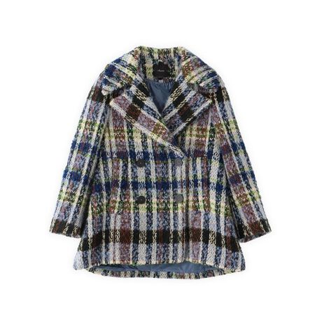 MOUCHE】ショートチェックコート | マルイウェブチャネル