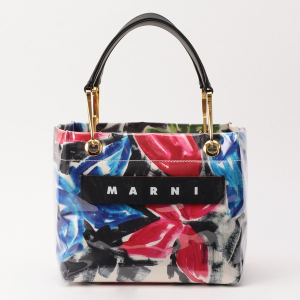 ＭＡＲＮＩ】ＧＬＯＳＳＹ ＧＲＩＰ ＡＬＭＡプリント トートバッグ