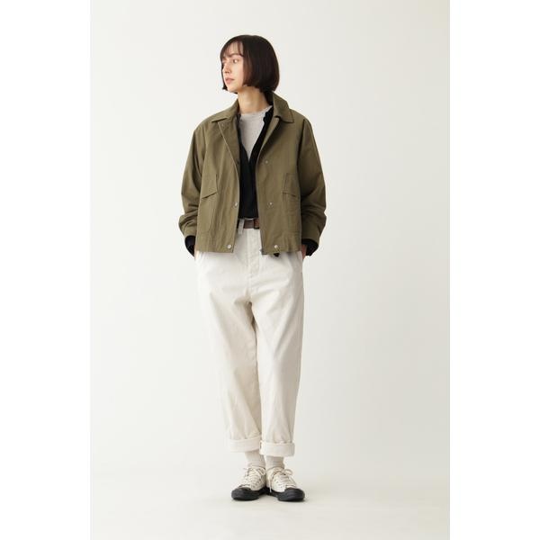 MHL エムエイチエル UNEVEN COTTON CANVAS トラウザーズ-