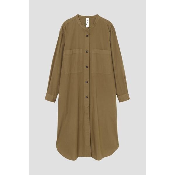 MHL GARMENT DYE POPLIN ワンピース 2021SS エムエイチエル MHL
