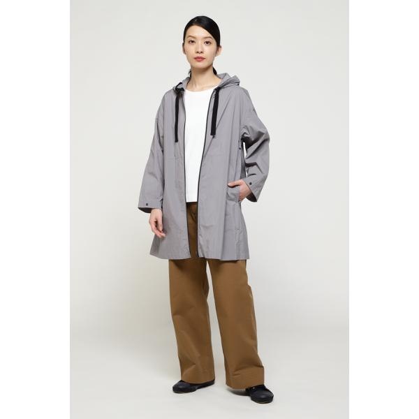 MHL コート ブルゾン SUPERFINE COTTON NYLON グレー-