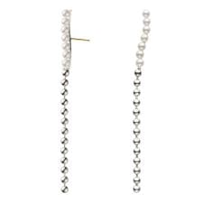 グラニュール・パール ピアス K18ポスト