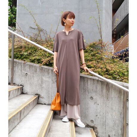 スキッパーロングワンピース プリーツパンツセット ニコルホワイト Nicole White 15 1321 ファッション通販 マルイウェブチャネル