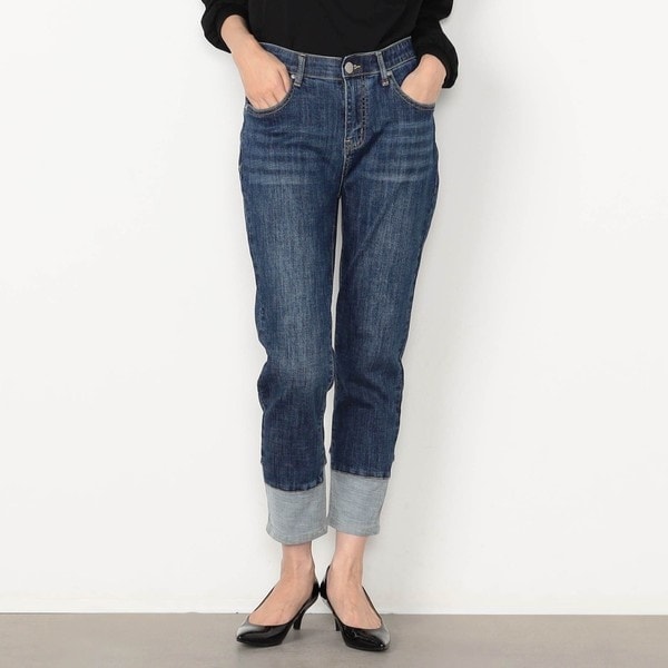 WALDO】2.5オンスデニムウエストリブパンツ | ニコルホワイト(NICOLE