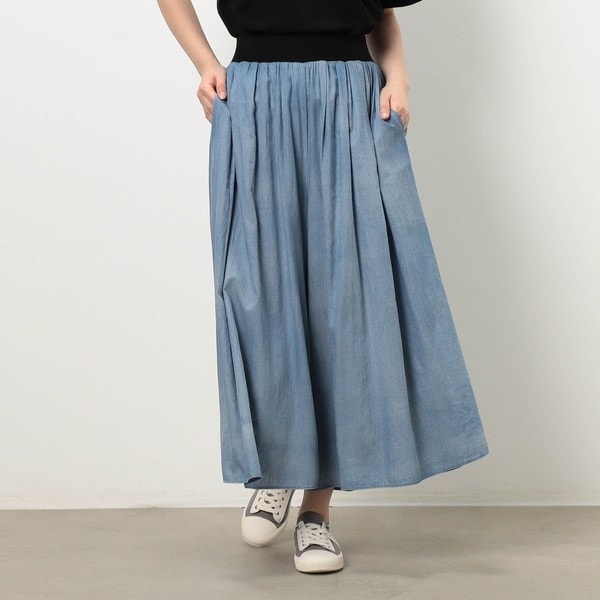 bon_meurコクーンシルエットデニムパンツ　SHIPSシップス bon_meur:〈洗濯機可能〉コクーン シルエット デニム パンツ