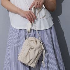 巾着ショルダーバッグ