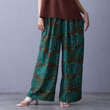 プリント柄パンツ