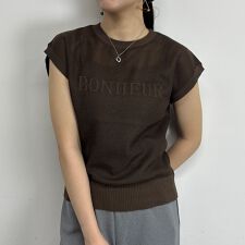 半袖ニットプルオーバー