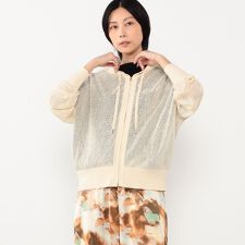 メッシュジップパーカー