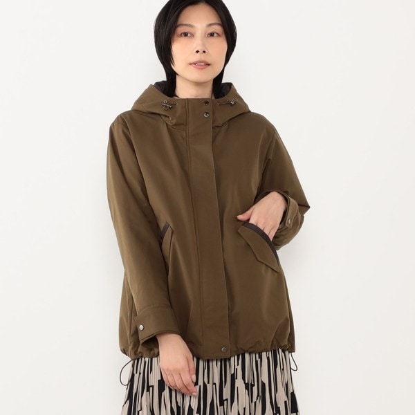 新品　NOBLE ノーブル　【洗える】フォギーシアーVカラーショートブルゾン Noble（ノーブル）の「【洗える】フォギーシアーVカラーショート