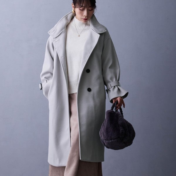 SHIPS any: メルトン ロング ダッフル コート | シップス エニィ(SHIPS