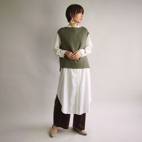 ベスト シャツワンピース ニコルホワイト Nicole White ファッション通販 マルイウェブチャネル To607 302 54 01