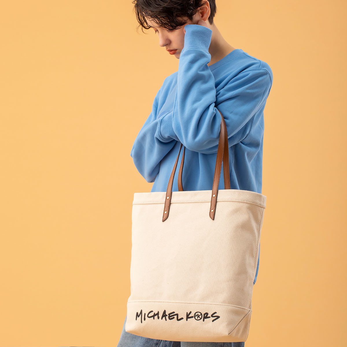 THE MICHAEL BAG キャンバストート ミディアム | マイケル・コース 