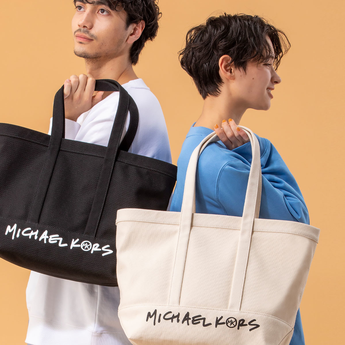 THE MICHAEL BAG キャンバストート ラージ | マイケル・コース(Michael