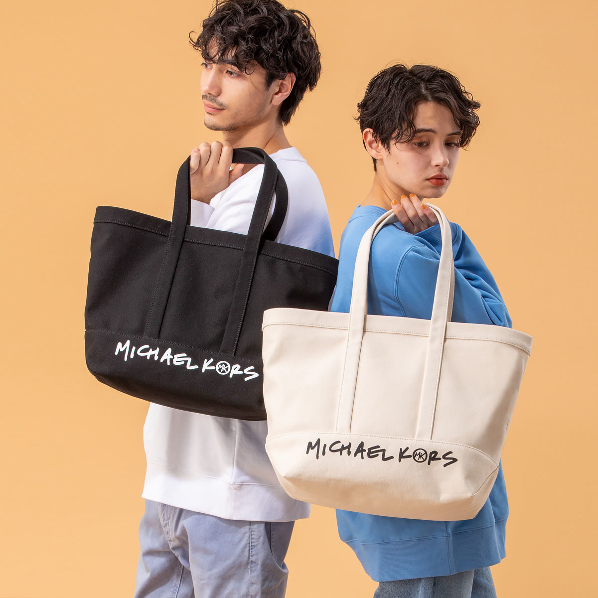 THE MICHAEL BAG キャンバストート ラージ | マイケル・コース