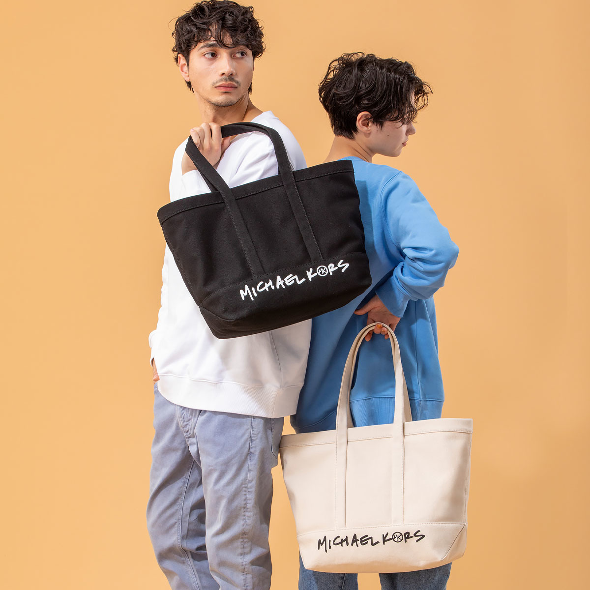 THE MICHAEL BAG キャンバストート ラージ | マイケル・コース(Michael