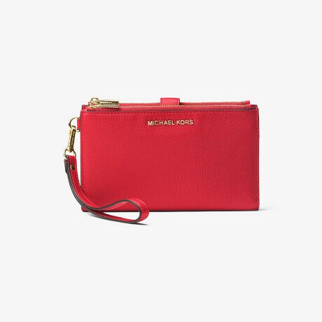 MICHAELKORS】マイケルコース☆二つ折り財布☆ダブルジップリスト 