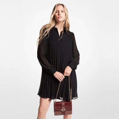プリーツシャツ ミニドレス | マイケル・コース(Michael Kors 