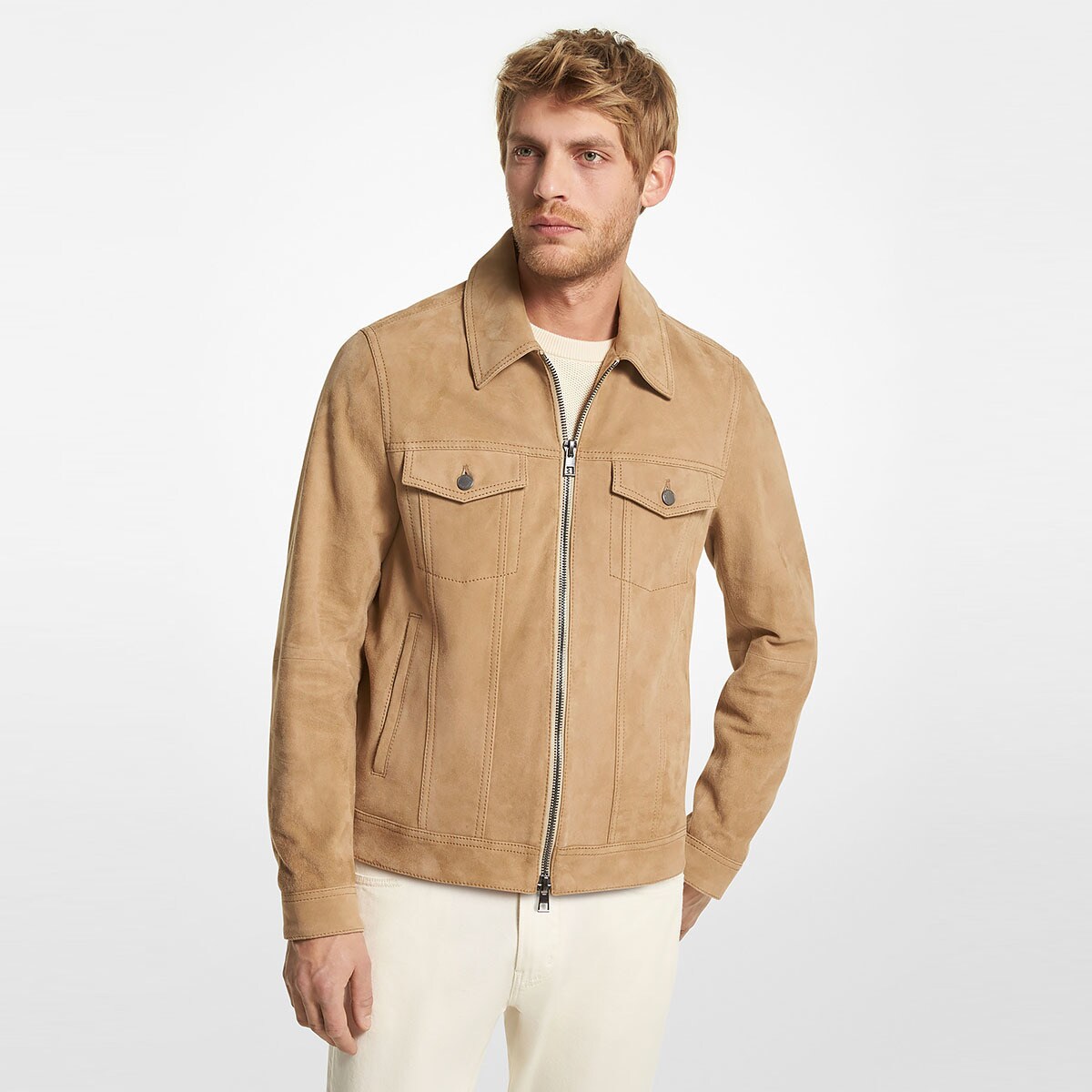 スエード トラッカージャケット | マイケル・コース(Michael Kors