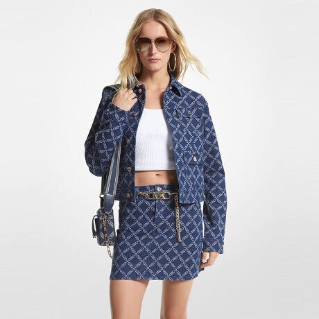 マイケルコース MICHAEL KORS プリーツ ラップスカート ひざ丈 無地 