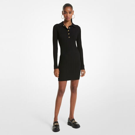 ストレッチニット ポロドレス | マイケル・コース(Michael Kors 