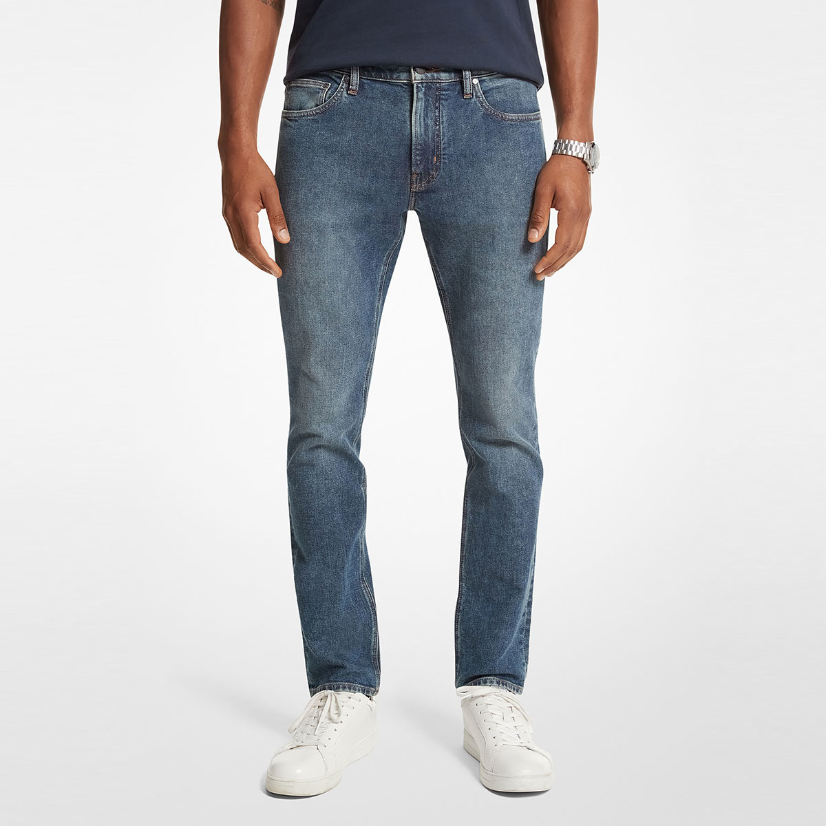 Michael Kors Slim Fit Parker Indigo Stretch Denim Jeans