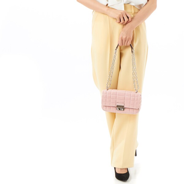 TRIBECA キルト デニム ショルダー スモール | マイケル・コース