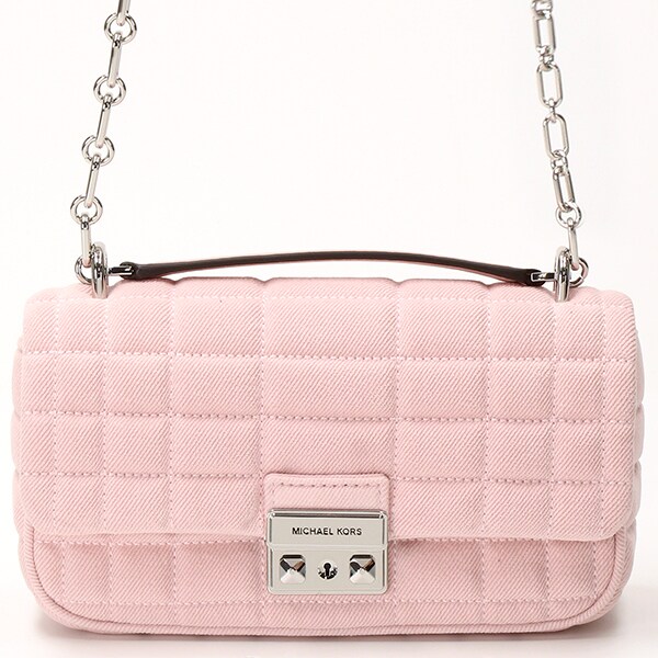 TRIBECA キルト デニム ショルダー スモール | マイケル・コース