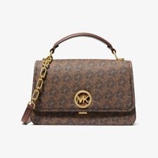 マイケル・コース(Michael Kors)のDELANCEY エンパイア シグネチャーロゴ トップハンドル チェーン サッチェル ミディアム