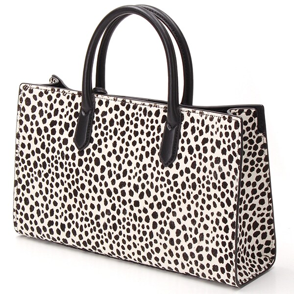 SCARLETT チータープリント カーフヘア サッチェル ミディアム