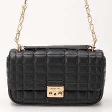 TRIBECA キルテッドレザー ショルダー ラージ