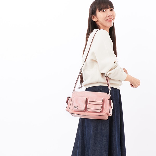 MICHAEL KORS ショルダーバッグ ポーチ付き DAKOTA ポケット ショルダー ミディアム | マイケル・コース(Michael