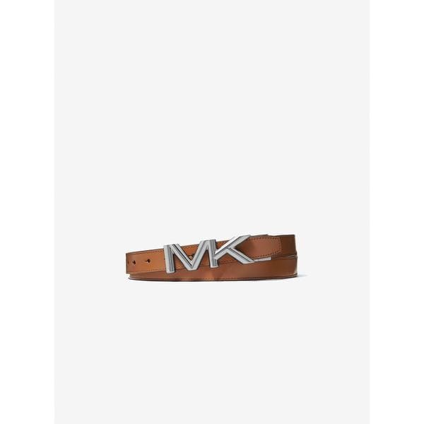 新品⭐️MICHAEL KORS ベルト リバーシブル Sオフホワイト×ブラウン リバーシブル レザー ベルト | マイケル・コース(Michael Kors
