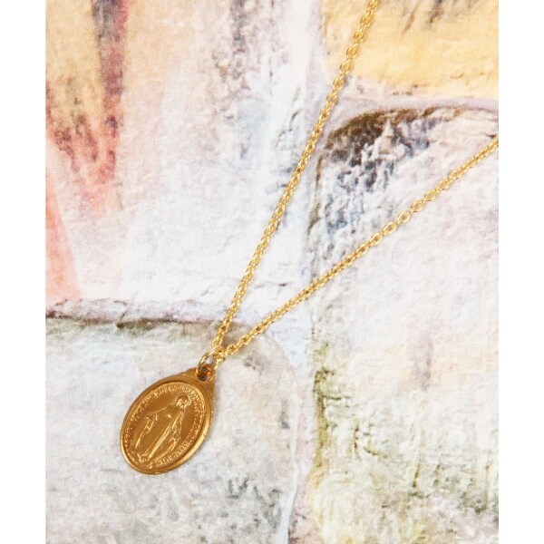 フランスヴィンテージメダイ】K14GF 不思議のメダイマリア